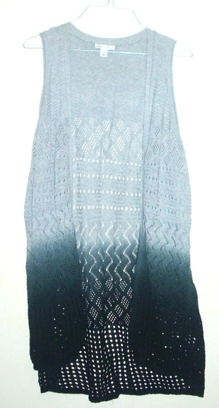 (L) - Grey to Black Gradient Vest