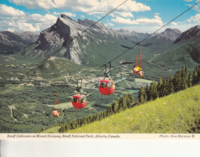 Vintage Postcard Banff, Alberta, Canada