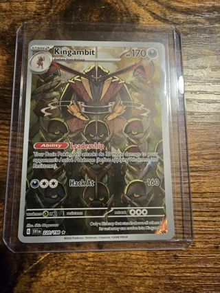 Pokemon Kingambit 220/198 secret rare card