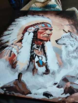 War Chief Painting