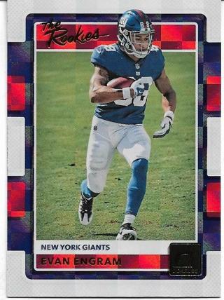 2017 DONRUSS EVAN INGRAM PRIZM REFACTOR ROOKIE CARD