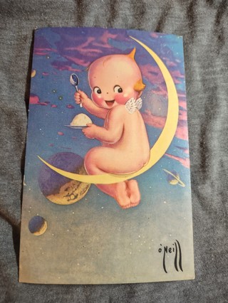 Vintage Kewpie Postcard - Unused - Junk Journal - Paper Craft - Scrapbook