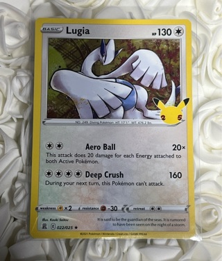 Lugia 022/025 Celebrations Holo Pokemon TCG