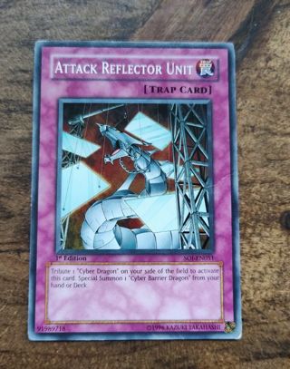 Yu-Gi-Oh Card 1st Edition Attack Reflector Unit