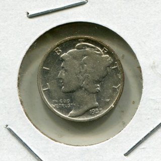 1935 P Mercury Dime-90% Silver!