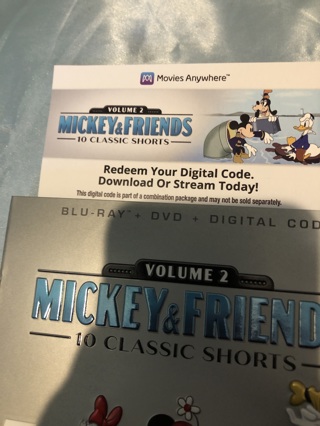 Mickey and Friends Vol 2 digital code