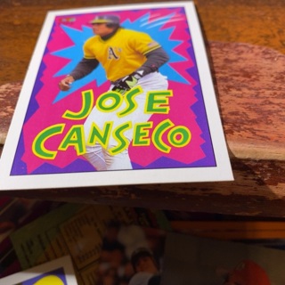 1992 topps kids jose canseco baseball card 