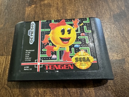  Vintage Sega Genesis Ms Pac-Man Game