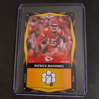 2024 Mattel Uno Elite Patrick Mahomes #110 Yellow Base