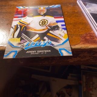 2022-23 upper deck mvp Jeremy swayman hockey card 