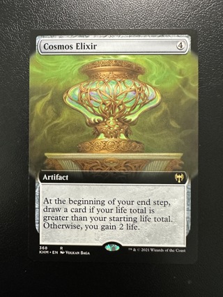 Cosmos Elixir MTG Magic the Gathering Extended Art KHM Kaldheim Card