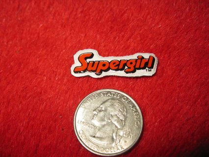 1979 DC Comics Refrigerator Magnet: Supergirl Logo