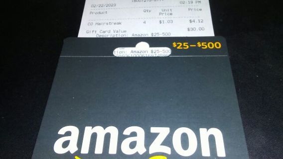 $30 AMAZON GIFT CARD. DIGITAL DELIVERY. WINNER GETS THE GIFT CODE.