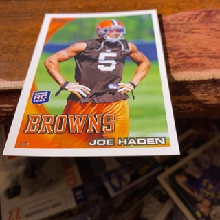 2010 topps Joe Haden rookie football card 