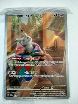 Mimikyu 075 sealed promo pokemon