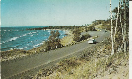 Vintage Used Postcard: d: 1962 Greetings from Whitehall, MI