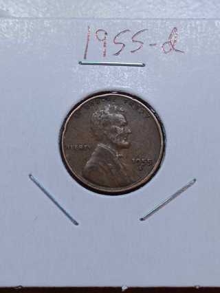 1955-D Lincoln Wheat Penny 32