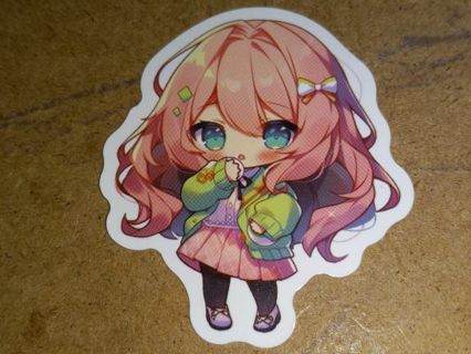 Anime New Cute 1⃣ vinyl sticker no refunds regular mail only Very nice quality!