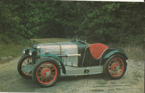Vintage Unused Postcard: (z): 1929 MG Type M12/12 Racing Midget