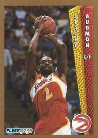 Tradingcard - NBA - 1992-93 Fleer #1 - Stacey Augmon - Atlanta Hawks