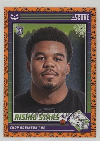 2024 Panini Score-A-Treat - Rising Stars - Orange Pumpkins #12 - Chop Robinson