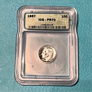 1957 ICG PF70 Silver Dime