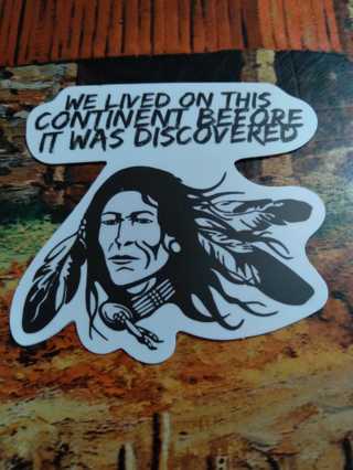 Native American Sticker