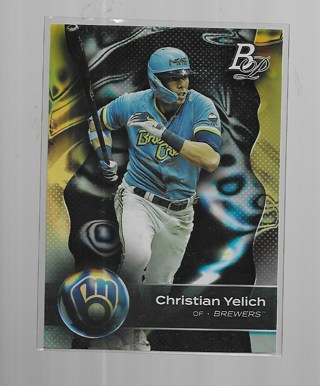 2023 BOWMAN PLAT. CHRISTIAN YELICH #34