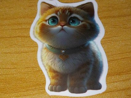 Cute new one nice vinyl laptop sticker no refunds regular mail very nice quality