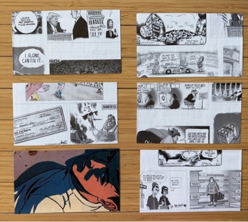 6 Cartoon Envelopes 