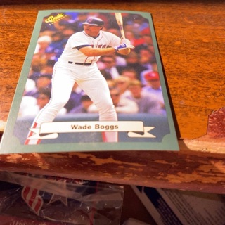 1987 classic wade Boggs baseball card 