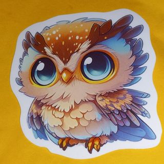 Owl beautiful vinyl sticker no refunds regular mail Win 2 or more get bonus