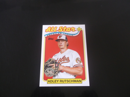 2024 Topps Series 2  1989 Topps   All-Stars   Adley Rutschman  insert  card  #   89asb- 34 orioles 