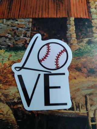 Baseball Sticker