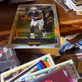 2014 topps chrome ryan Mathews football card 