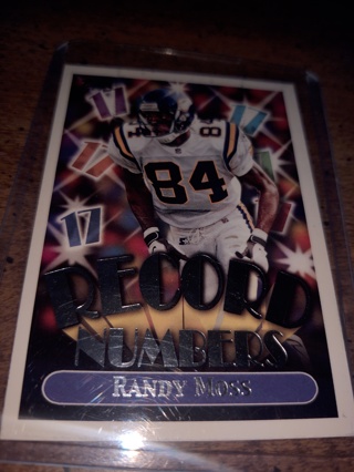 Two Card Lot football wide receiver veteran Randy Moss 