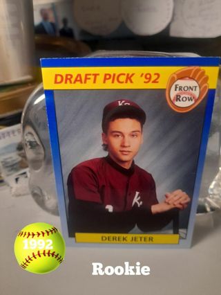 1992 Derek Jeter Rookie High School Front Row