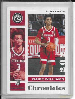 Ziaire Williams 2021-22 Chronicles Draft #16 Rookie Card