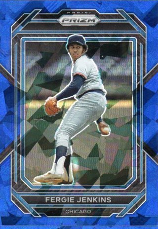 2023 Panini Prizm Fergie Jenkins Blue Ice