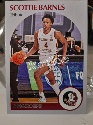 Rookie Scottie Barnes Panini NBA Hoops Raptors '21