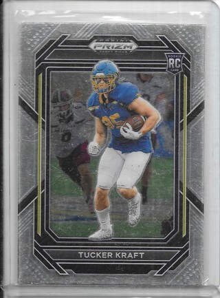 Tucker Kraft 2023 Prizm Draft #159 Rookie Card