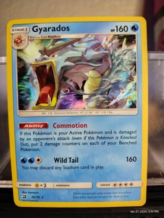 Pokemon Gyarados 20/70 Holo Rare Dragon Majesty NM