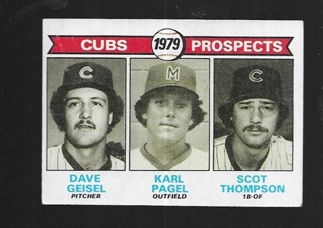 1979 TOPPS CUBS ROOKIES #716