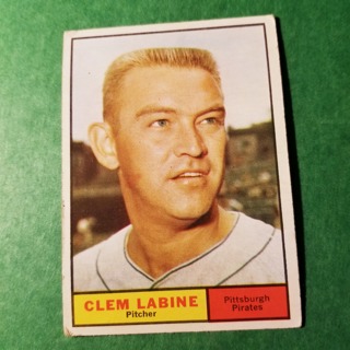 1961 - TOPPS BASEBALL CARD NO. 22 - CLEM LABINE - TWINS