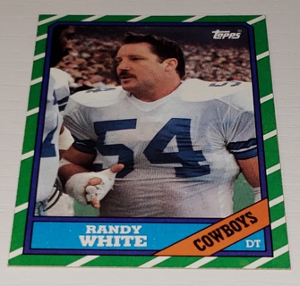 ♨️♨️ 1986 Topps Randy White Football card # 133 Dallas Cowboys ♨️♨️