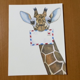 Giraffe Post Card