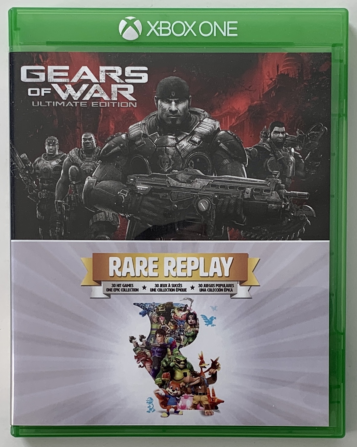 FREE: Xbox One Gears of War Ultimate Edition Video Game with Case
