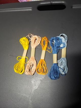 Floss skeins