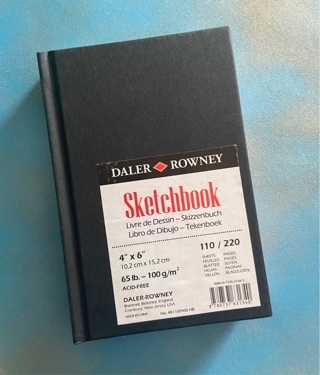 New Daler Rowney sketchbook 65 pound acid-free paper, 4"x 6“ 110 sheets