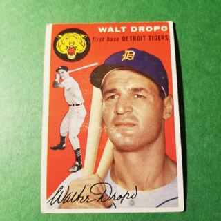 1954 TOPPS BASEBALL CARD - NO. 18 - WALT DROPO- TIGERS